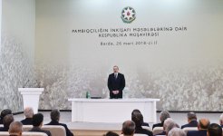 Bərdədə Prezident İlham Əliyevin sədrliyi ilə pambıqçılığın inkişafına dair respublika müşavirəsi keçirilib (FOTO) (YENİLƏNİB-4)