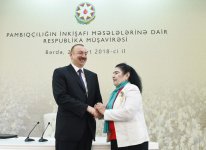 Bərdədə Prezident İlham Əliyevin sədrliyi ilə pambıqçılığın inkişafına dair respublika müşavirəsi keçirilib (FOTO) (YENİLƏNİB-4)