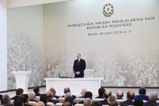 Bərdədə Prezident İlham Əliyevin sədrliyi ilə pambıqçılığın inkişafına dair respublika müşavirəsi keçirilib (FOTO) (YENİLƏNİB-4)