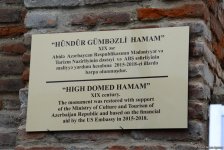 Qubadakı tarixi hamam bərpa edilib (FOTO)