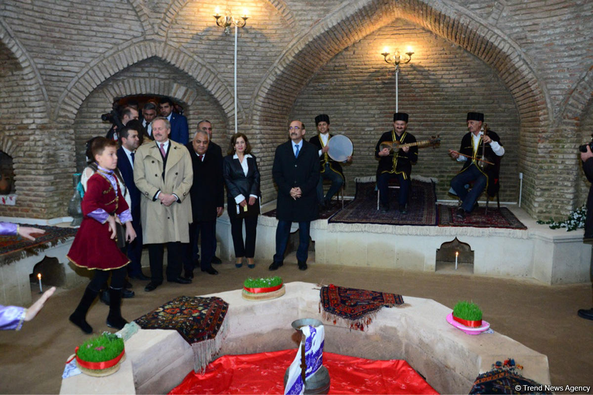 Qubadakı tarixi hamam bərpa edilib (FOTO)