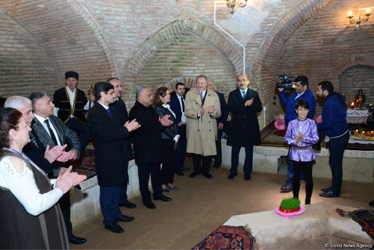 Qubadakı tarixi hamam bərpa edilib (FOTO)