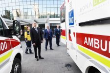Prezident İlham Əliyev və birinci xanım Mehriban Əliyeva Bona Dea Beynəlxalq Hospitalının açılışında iştirak ediblər (FOTO) (YENİLƏNİB)