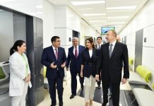 Prezident İlham Əliyev və birinci xanım Mehriban Əliyeva Bona Dea Beynəlxalq Hospitalının açılışında iştirak ediblər (FOTO) (YENİLƏNİB)
