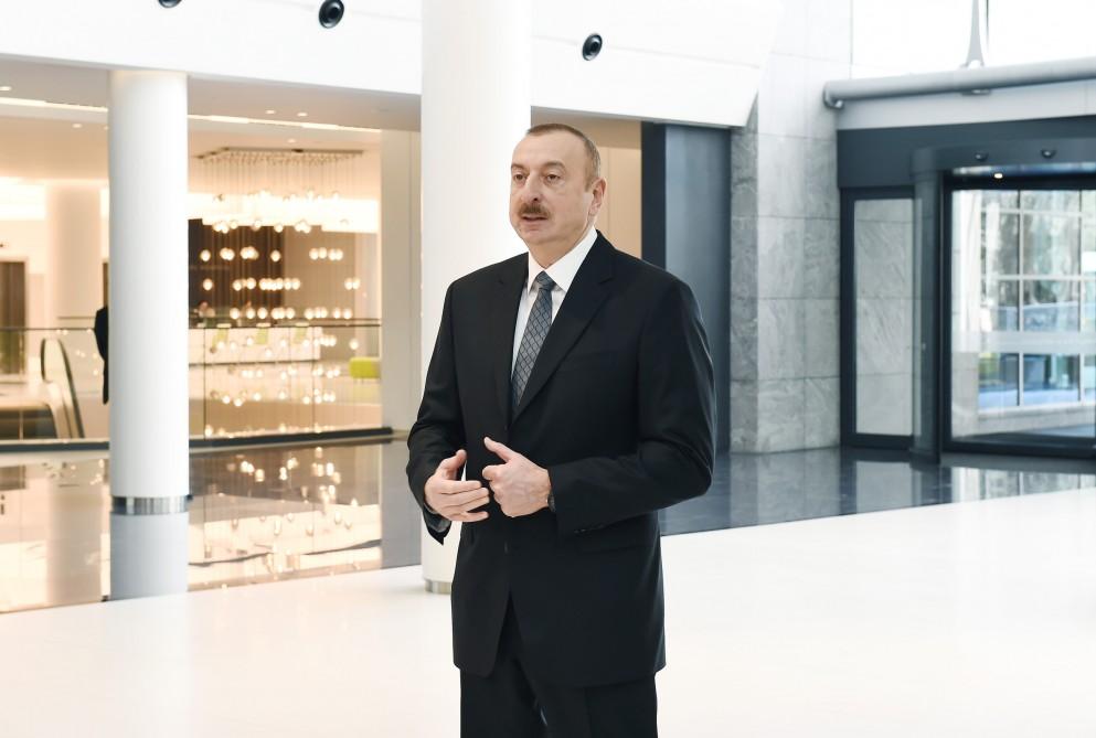 Prezident İlham Əliyev: Vaxt gələcək, biz tibbi turizmin də Azərbaycana gəlməsinin şahidi olacağıq