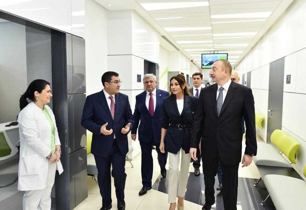 Prezident İlham Əliyev və birinci xanım Mehriban Əliyeva Bona Dea Beynəlxalq Hospitalının açılışında iştirak ediblər (FOTO) (YENİLƏNİB)