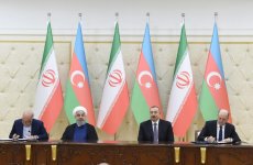 Azərbaycan-İran sənədləri imzalanıb (FOTO) (YENİLƏNİB)