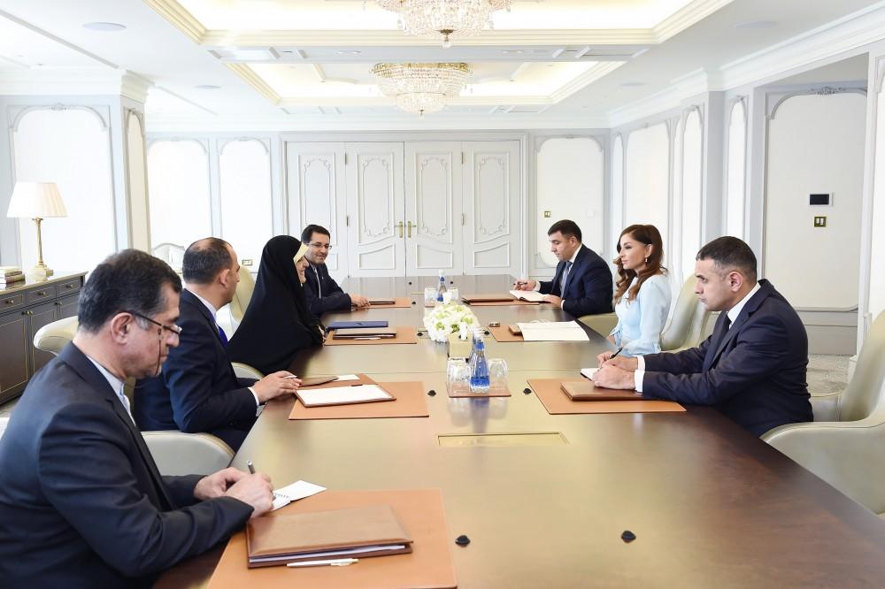 Birinci vitse-prezident Mehriban Əliyeva İran Prezidentinin qadın və ailə məsələləri üzrə müavini ilə görüşüb (FOTO) (YENİLƏNİB)