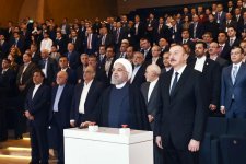Azərbaycan və İran prezidentləri biznes forumda iştirak ediblər (FOTO) (YENİLƏNİB-4)