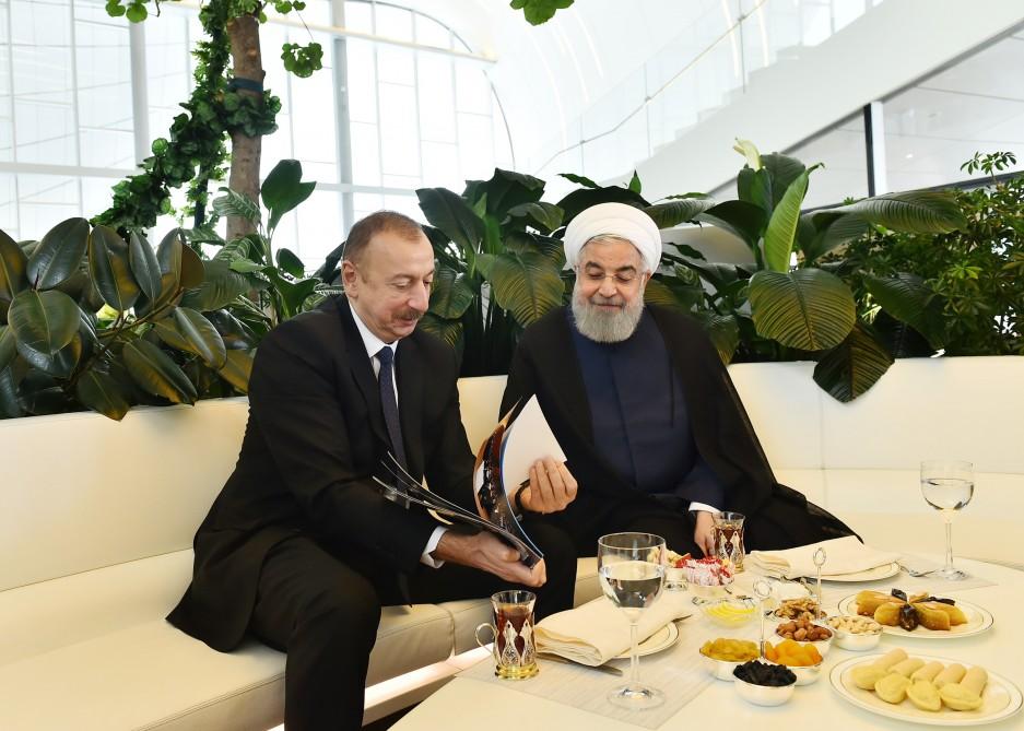 Azərbaycan və İran prezidentləri biznes forumda iştirak ediblər (FOTO) (YENİLƏNİB-4)