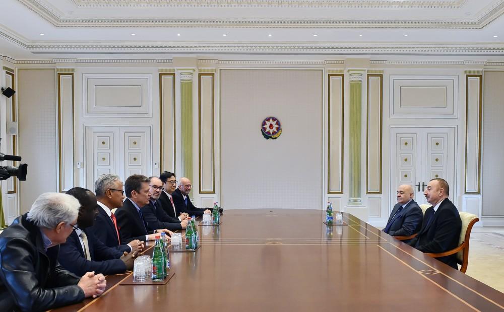 Prezident İlham Əliyev Beynəlxalq Memarlar İttifaqının nümayəndə heyətini qəbul edib (FOTO) (YENİLƏNİB)