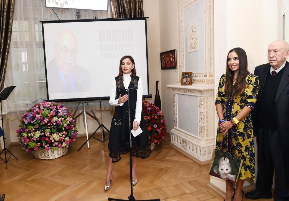 Birinci vitse-prezident Mehriban Əliyeva Bakıda Maqsud İbrahimbəyov Yaradıcılıq Mərkəzinin açılış mərasimində iştirak edib (FOTO) (YENİLƏNİB)