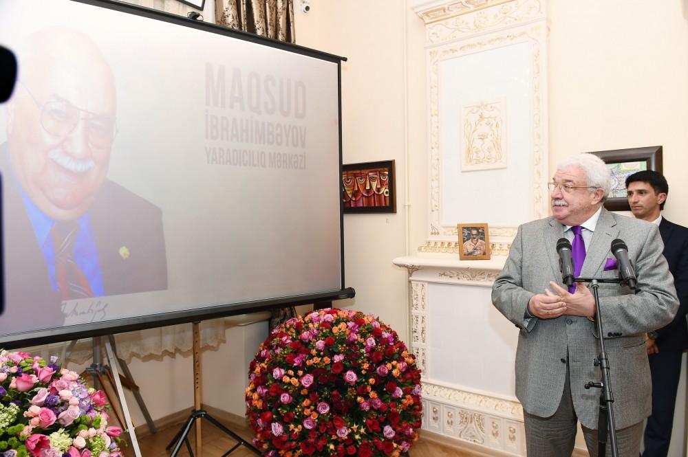 Birinci vitse-prezident Mehriban Əliyeva Bakıda Maqsud İbrahimbəyov Yaradıcılıq Mərkəzinin açılış mərasimində iştirak edib (FOTO) (YENİLƏNİB)