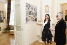 Birinci vitse-prezident Mehriban Əliyeva Bakıda Maqsud İbrahimbəyov Yaradıcılıq Mərkəzinin açılış mərasimində iştirak edib (FOTO) (YENİLƏNİB)