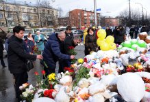 Heydər Əliyev Fondu Rusiyanın Kemerovo şəhərində yanğında  zərərçəkənlərə yardım göndərib (FOTO)