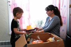 Heydər Əliyev Fondu Rusiyanın Kemerovo şəhərində yanğında  zərərçəkənlərə yardım göndərib (FOTO)