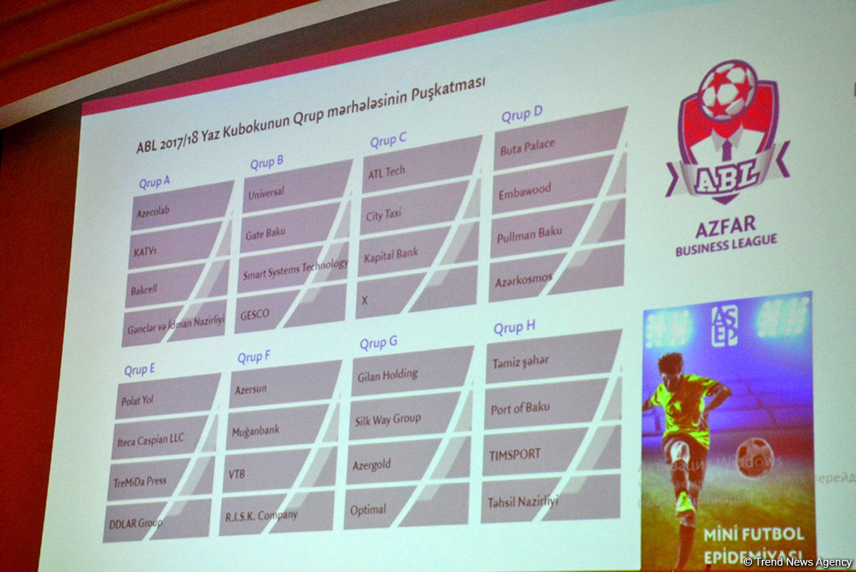 ABL Cup 2017-2018 Yaz mövsümündə qrupların tərkibi müəyyənləşib (FOTO)