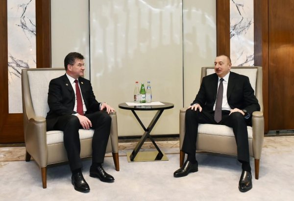 Azərbaycan Prezidenti BMT Baş Assambleyasının sədri ilə görüşüb (FOTO) (YENİLƏNİB)