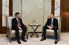 Azərbaycan Prezidenti BMT Baş Assambleyasının sədri ilə görüşüb (FOTO) (YENİLƏNİB)