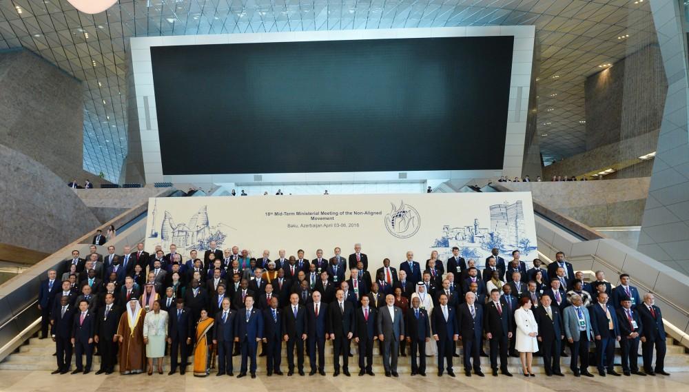 Prezident İlham Əliyev Qoşulmama Hərəkatının nazirlər konfransının açılışında iştirak edib (YENİLƏNİB-3) (FOTO)