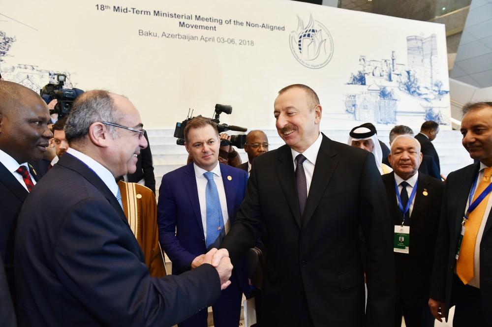 Prezident İlham Əliyev Qoşulmama Hərəkatının nazirlər konfransının açılışında iştirak edib (YENİLƏNİB-3) (FOTO)