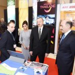 Prezident İlham Əliyev və birinci xanım Mehriban Əliyeva “AITF-2018” XVII Azərbaycan Beynəlxalq turizm və səyahətlər sərgisi ilə tanış olub (YENİLƏNİB-2) (FOTO)