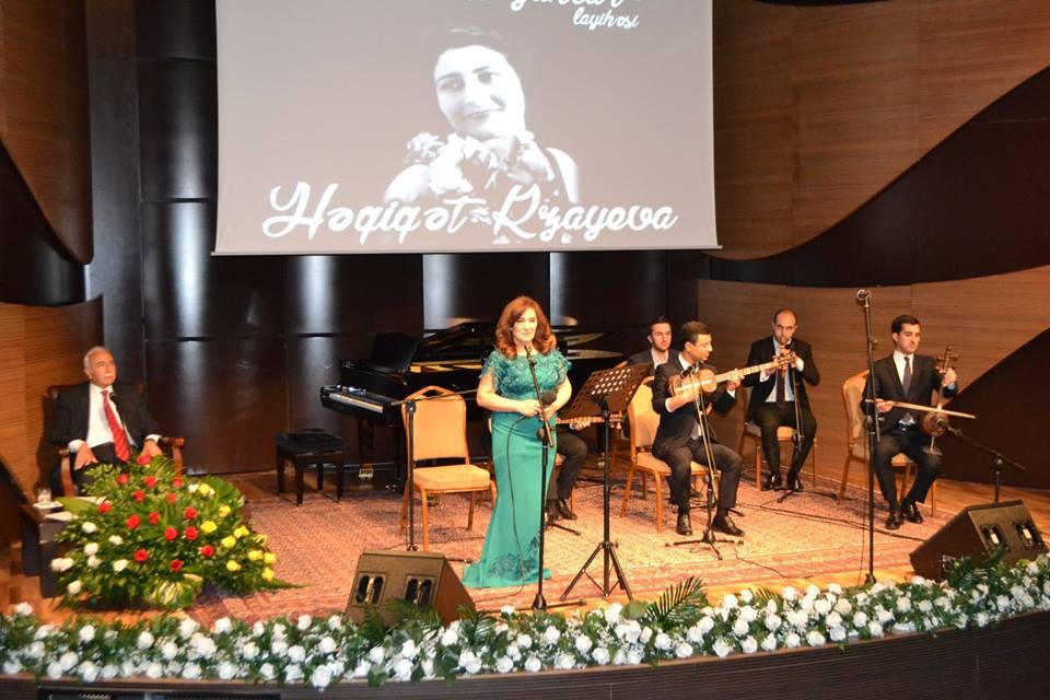 Görkəmli xanəndə Həqiqət Rzayevanın yaradıcılığına həsr olunmuş tədbir keçirilib (FOTO)