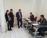Azərbaycanın Təbrizdəki Baş konsulluğunda yaradılmış məntəqədə səsvermə davam edir (FOTO)