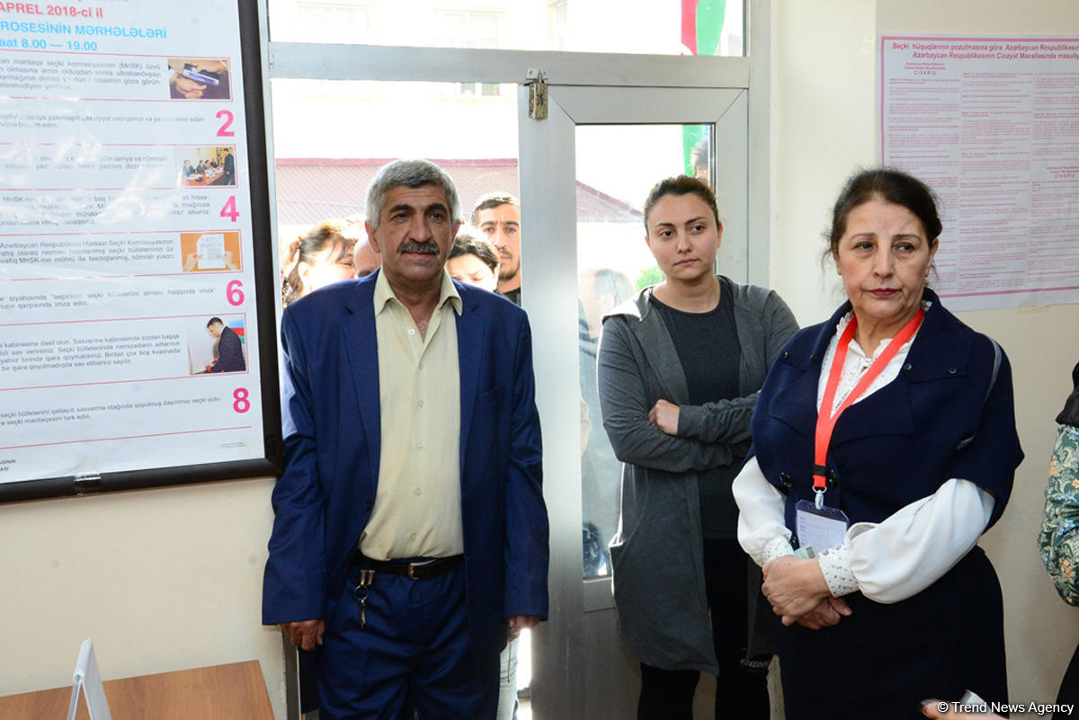 Azərbaycanda prezident seçkilərində səsvermə başladı (FOTO)