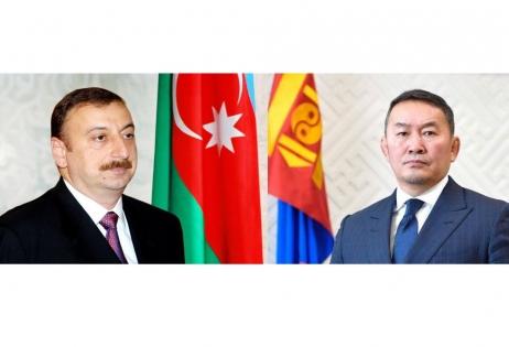 Monqolustan dövlət başçısı Prezident İlham Əliyevə telefonla zəng edib