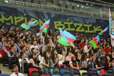Bakıda batut gimnastikası, ikili mini-batut və tamblinq üzrə Avropa çempionatının birinci günü start götürüb (FOTO)