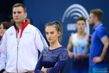 Bakıda batut gimnastikası, ikili mini-batut və tamblinq üzrə Avropa çempionatının birinci günü start götürüb (FOTO)