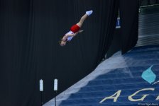 Bakıda batut gimnastikası, ikili mini-batut və tamblinq üzrə Avropa çempionatının birinci günü start götürüb (FOTO)