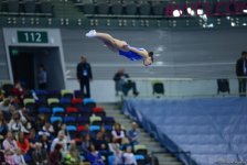 Bakıda batut gimnastikası, ikili mini-batut və tamblinq üzrə Avropa çempionatının birinci günü start götürüb (FOTO)