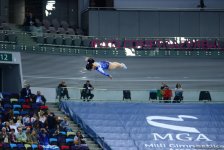 Bakıda batut gimnastikası, ikili mini-batut və tamblinq üzrə Avropa çempionatının birinci günü start götürüb (FOTO)