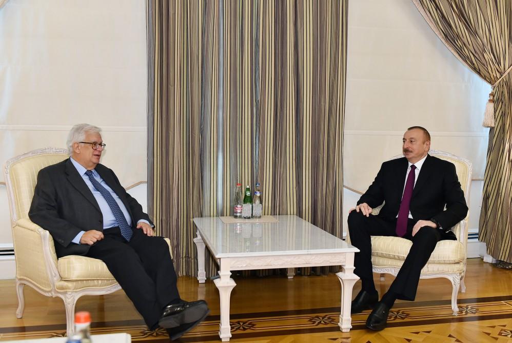 Prezident İlham Əliyev Mərkəzçi Demokratlar İnternasionalının vitse-prezidentini qəbul edib (YENİLƏNİB)