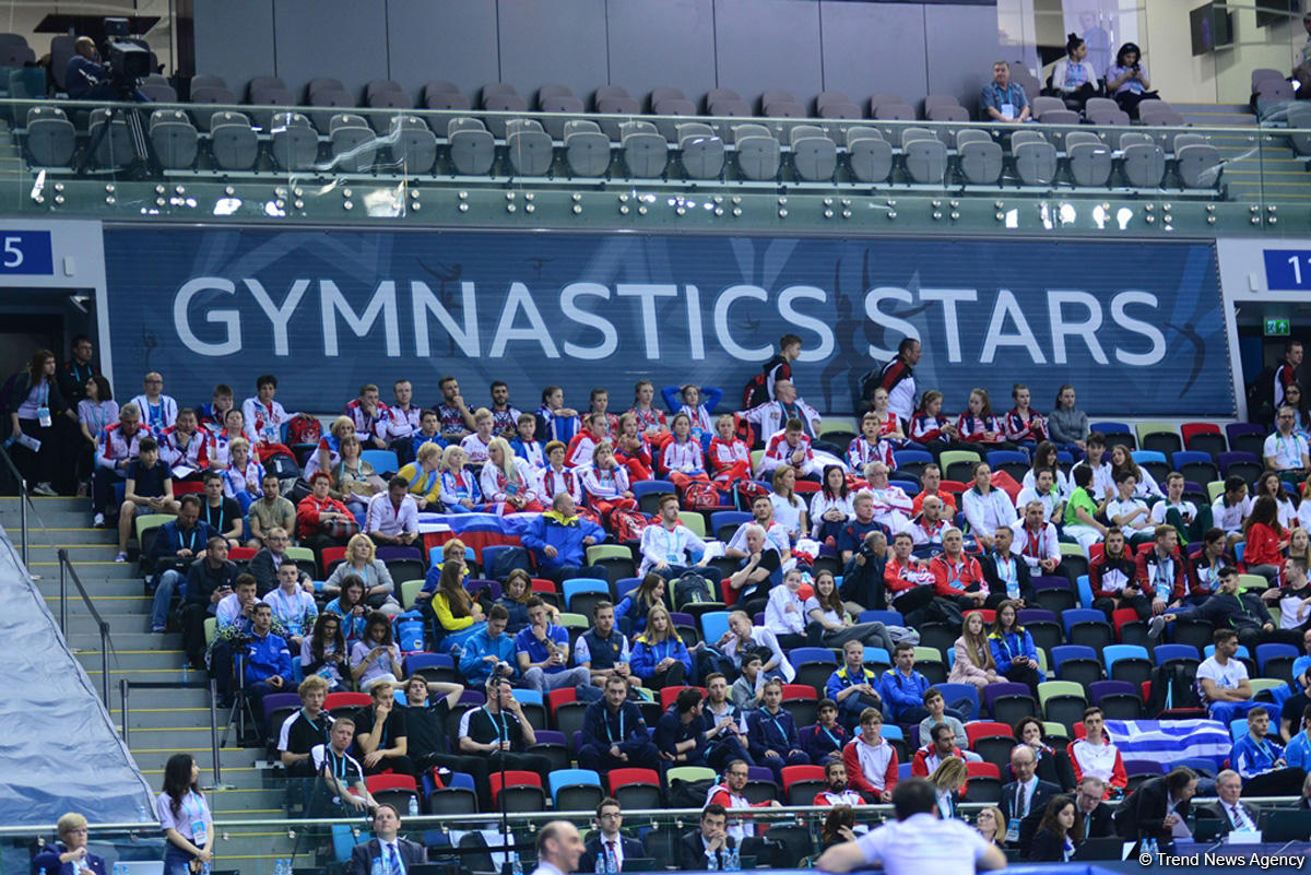 Bakıda batut gimnastikası, ikili mini-batut və tamblinq üzrə Avropa çempionatının birinci günü start götürüb (FOTO)