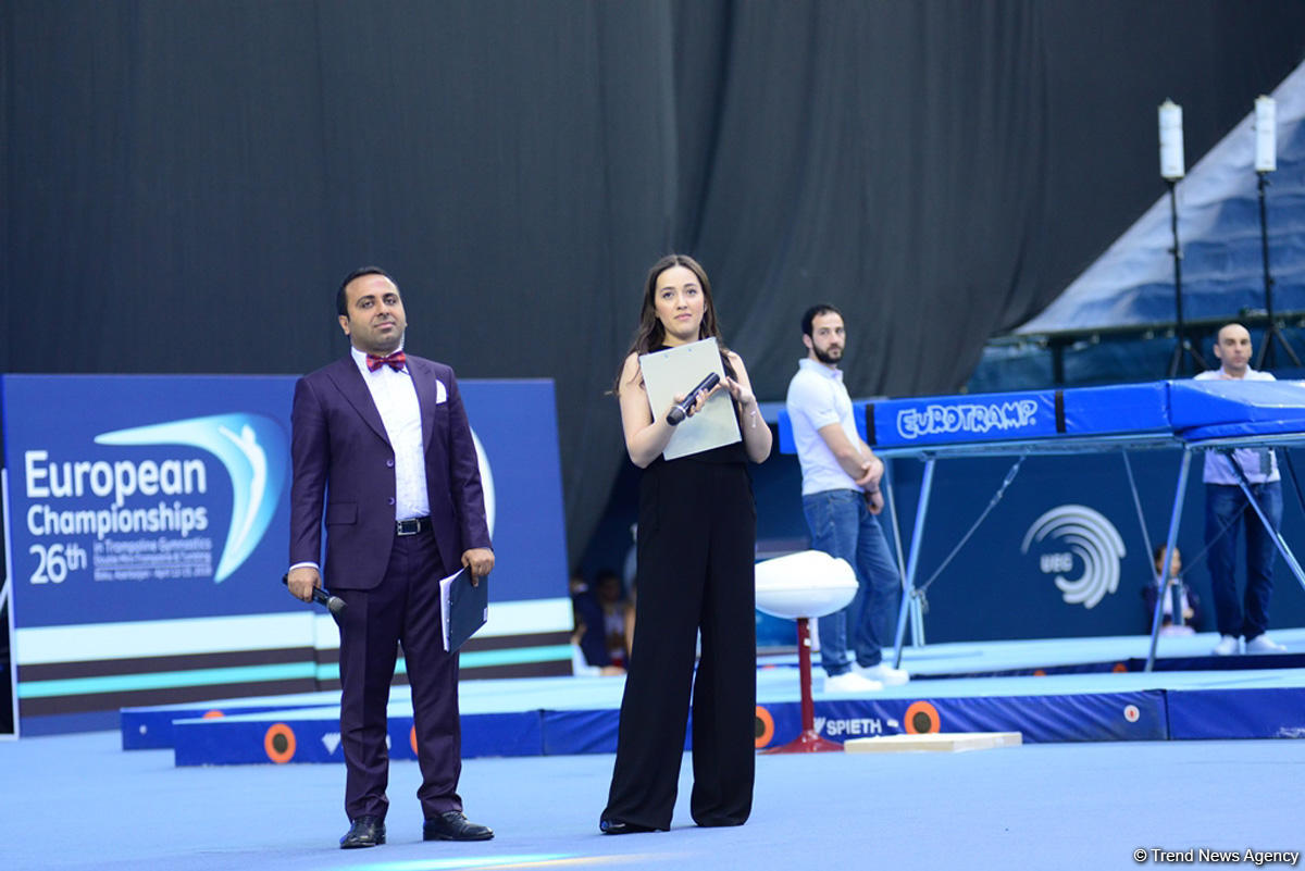 Bakıda batut gimnastikası, ikili mini-batut və tamblinq üzrə Avropa çempionatının birinci günü start götürüb (FOTO)