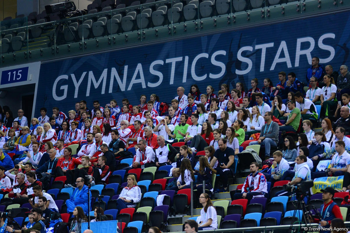 Bakıda batut gimnastikası, ikili mini-batut və tamblinq üzrə Avropa çempionatının birinci günü start götürüb (FOTO)