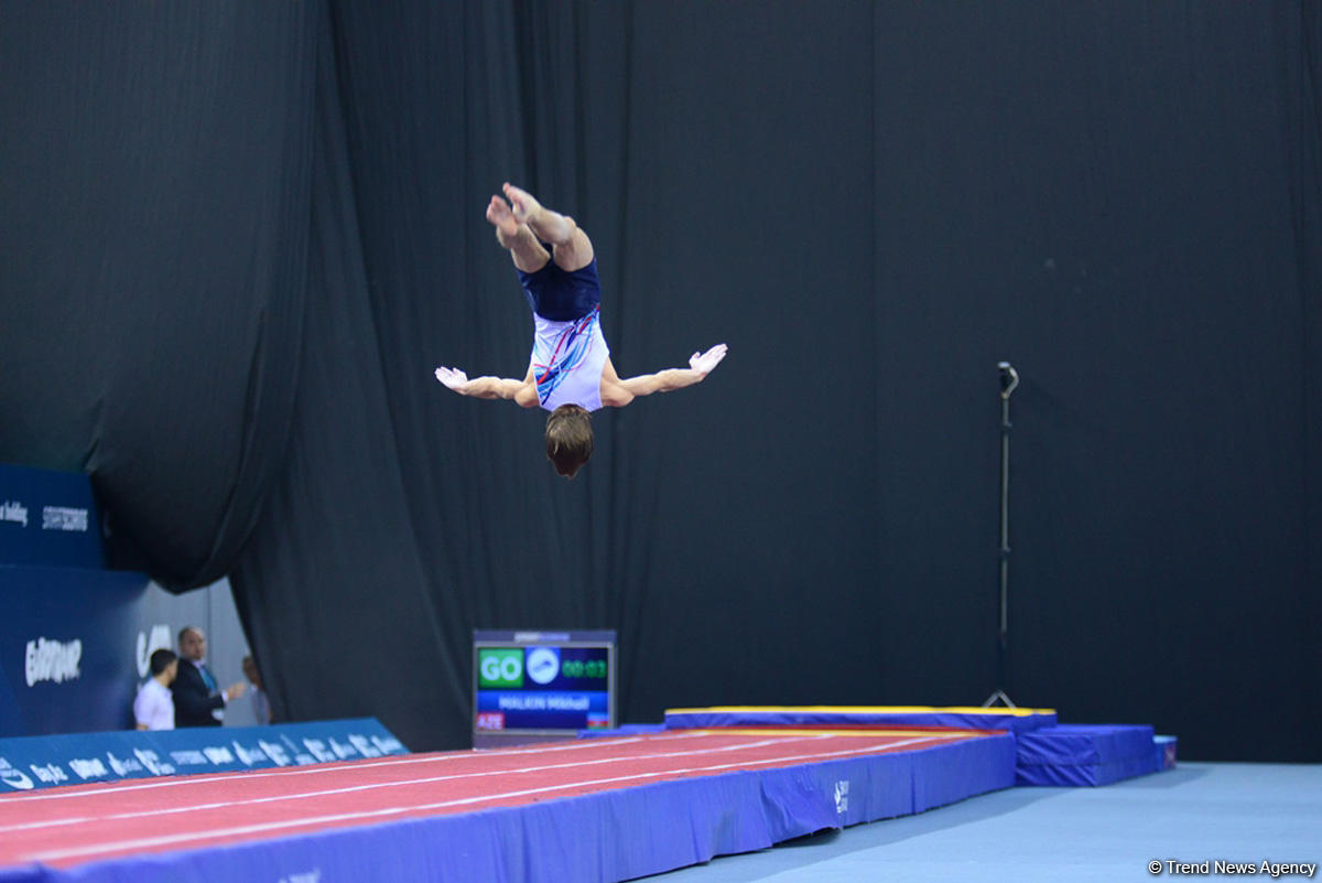 Azərbaycan gimnastı Avropa çempionatının tamblinq yarışlarında finala çıxıb (FOTO)