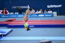 Bakıda batut gimnastikası və tamblinq üzrə Avropa çempionatında əsrarəngiz çıxışların FOTOLARI