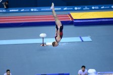 Bakıda batut gimnastikası və tamblinq üzrə Avropa çempionatında əsrarəngiz çıxışların FOTOLARI