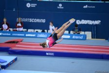 Bakıda batut gimnastikası, ikili mini-batut və tamblinq üzrə Avropa çempionatı davam edir (FOTO)