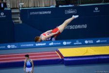 Bakıda batut gimnastikası, ikili mini-batut və tamblinq üzrə Avropa çempionatı davam edir (FOTO)