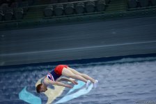 Bakıda batut gimnastikası, ikili mini-batut və tamblinq üzrə Avropa çempionatı davam edir (FOTO)