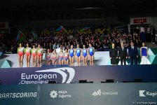 Batut gimnastikası üzrə Avropa Çempionatının ikinci gününün qalibləri və mükafatçılarının mükafatlandırma mərasimi keçirilib (FOTO)