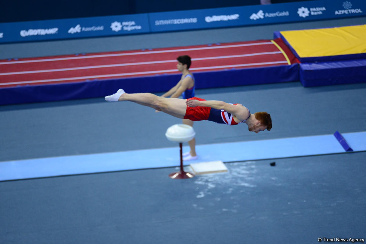 Bakıda batut gimnastikası, ikili mini-batut və tamblinq üzrə Avropa çempionatı davam edir (FOTO)
