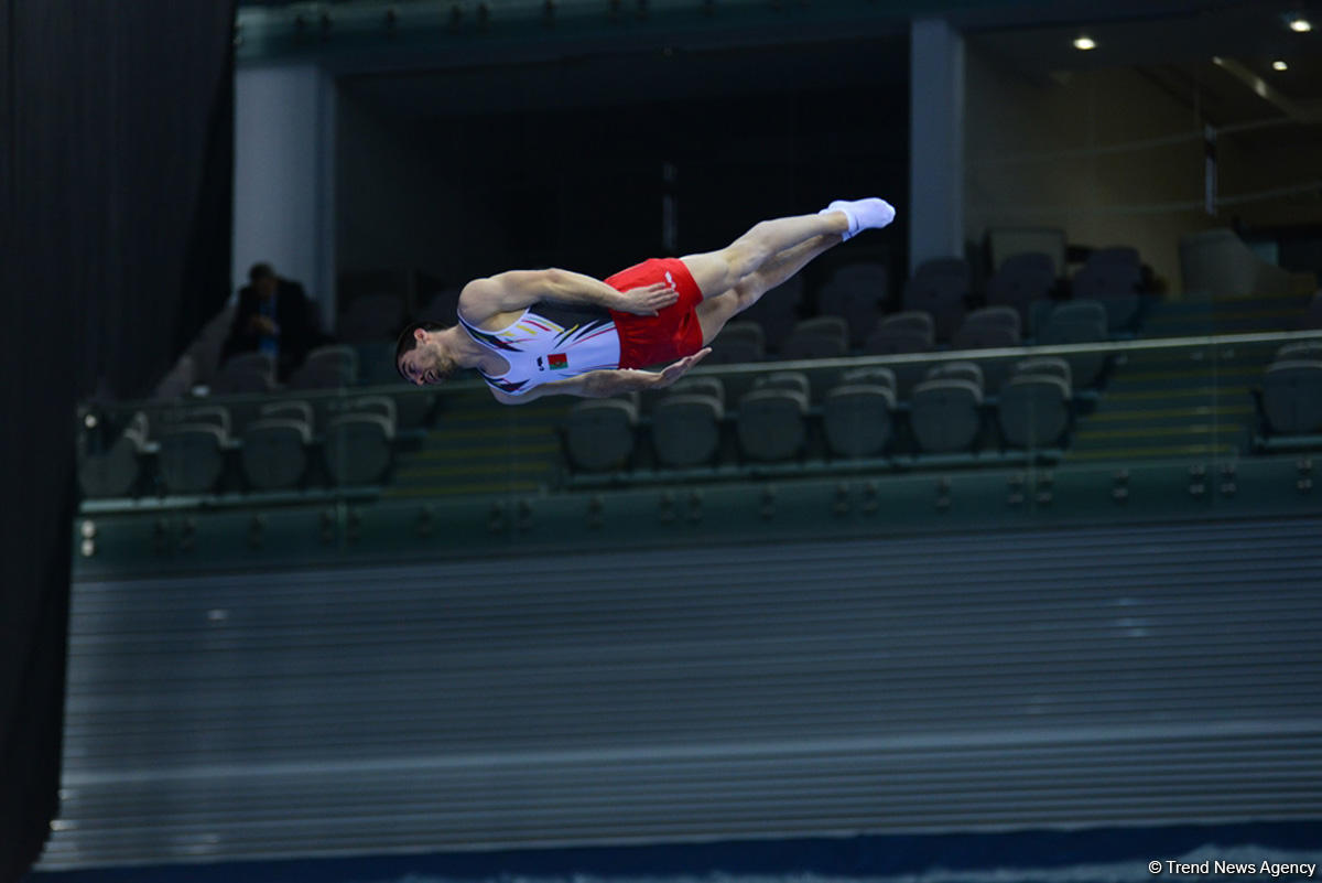 Bakıda batut gimnastikası, ikili mini-batut və tamblinq üzrə Avropa çempionatı davam edir (FOTO)