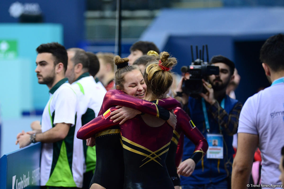 Bakıda batut gimnastikası, ikili mini-batut və tamblinq üzrə Avropa çempionatı davam edir (FOTO)
