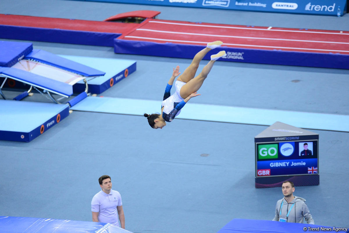 Bakıda batut gimnastikası, ikili mini-batut və tamblinq üzrə Avropa çempionatı davam edir (FOTO)